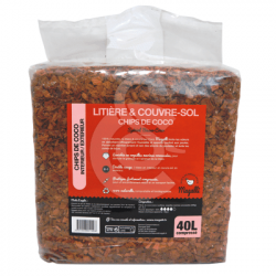 Litière et Couvre sol Chips Coco Spécial BasseCour