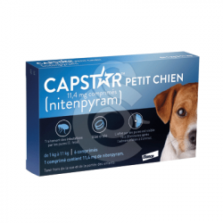 Capstar Chien 11,4 mg - Boîte de 6 comprimés