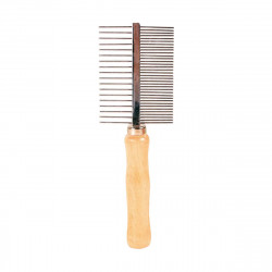 PEIGNE MANCHE BOIS DOUBLE