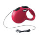 LAISSE FLEXI 3M 8KG ROUGE
