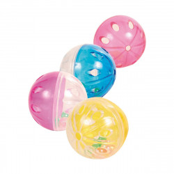 JOUET BALLE CLIQUETIS X4