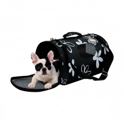 SAC TRANSPORT FLOWER NOIR M
