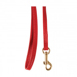 LAISSE CHAT CUIR ROUGE