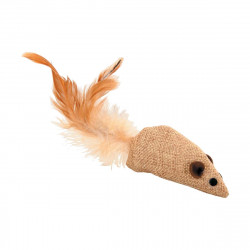 JOUET SOURIS PLUME X2