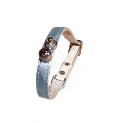 Collier chat cuir Bobby Irisé