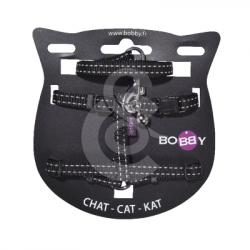 Ensemble harnaislaisse chat Bobby Safe