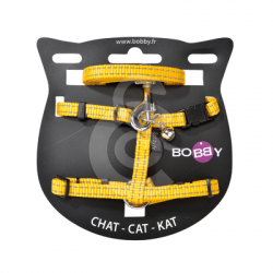 Ensemble harnaislaisse chat Bobby Safe