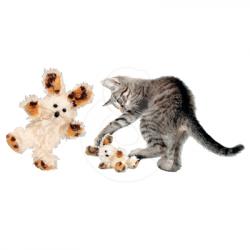 Kong Cat Softies Fuzzy Bunny