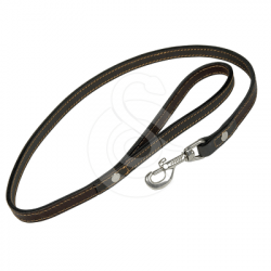 Laisse cuir doublé
