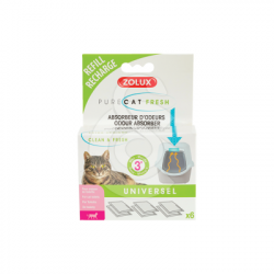 Kit antiodeurs Zolux PureCat Fresh