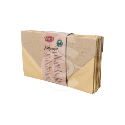 Sac à déjections en papier cartonné biodégradable
