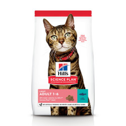 Science Plan Adult Light croquettes pour chat au thon