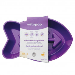 Gamelle anti-glouton Pop Poisson