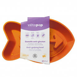 Gamelle anti-glouton Pop Poisson