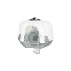 Bac à litière d'angle couvert Trixie Maro