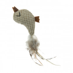 JOUET CHAT PLUME NATURE