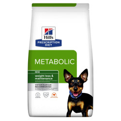  HILL'S Prescription Diet Metabolic Mini Croquettes pour petit Chien au Poulet 1 kg