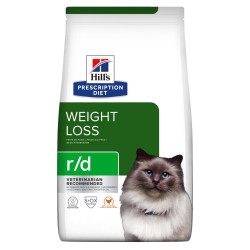 HILL'S Prescription Diet r/d  croquettes pour chat au poulet 