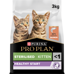 Cat Sterilised Kitten Optistart Saumon
