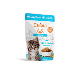 CAL LF KITTEN SALMON 85G POUCHES