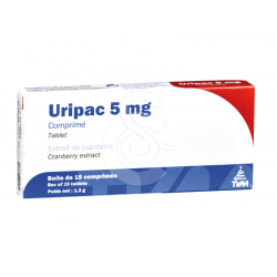 Uripac 5 mg (Boîte de 1 plaquette de 15 comprimés)